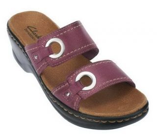 Clarks Bendables Lexi Willow Leather Sandals w/ Hardware —