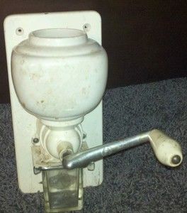   German vintage wall mounted Antique coffee bean grinder spices nuts