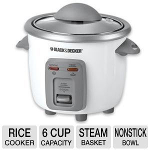 black decker rc3406 rice cooker and steamer note the condition of this