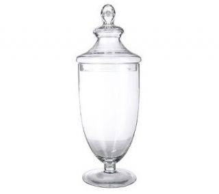 18 Glass Apothecary Jar with Lid by Valerie