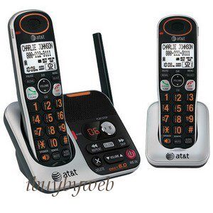 at t tl32200 dect 6 0 big button cordless phones new features dect 6 0