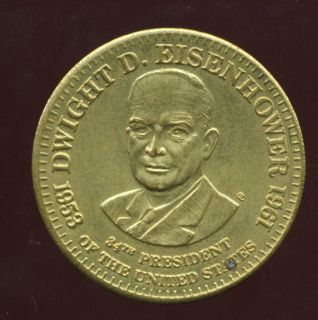 Dwight D Eisenhower Coin Token 34th President 61528