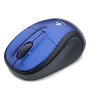 Logitech 910 001465 V220 Cordless Optical Mouse Blue