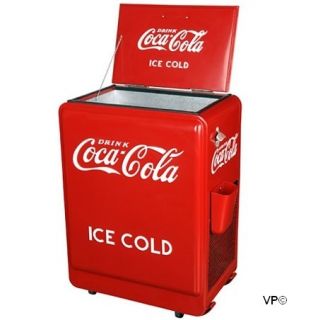 NEW Retro 1930s Style Coca Cola Refrigerator Fridge Coke Machine Ice