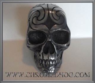 Skull w Crazy Eyes Gear Stick Shift Knob Free SHIP