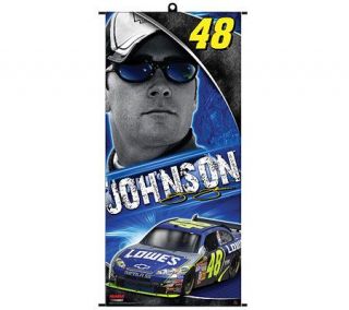 NASCAR Jimmie Johnson 18 x 35 Vinyl Banner