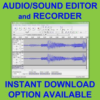 Music Audio Recording Editing Sound FLAC Studio Software CD / PC & MAC