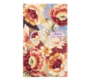 Royal Palace Watercolors Floral Dream 30 X 50 Wool Rug —