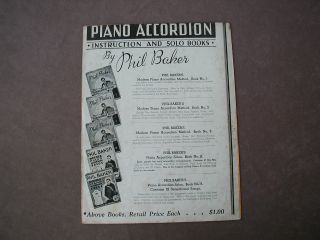 1937 The Jolly Coppersmith Piano Accordion Solo by C Peter Sheet Music