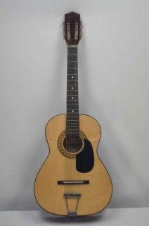 Concerto Model No. #9C Acoustic Guitar 3/4 Size 37 x 13 ~ Excellent
