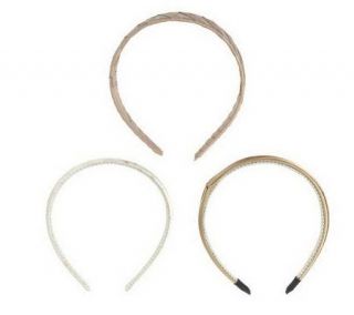 Liz Claiborne New York 3 piece Headband Set —