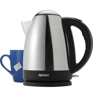 Cordless Stainless Steel Electric Kettle   7 Cup Hot Water Tea Coffee