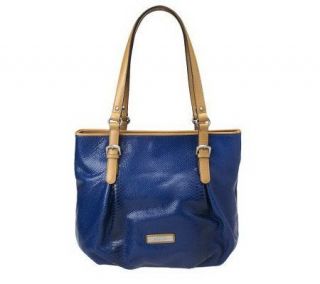 Etienne Aigner Snake Embossed Leather Riveria Tote —