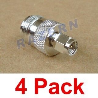 Pack N Female to SMA Male Coax RF Connectors Adapters