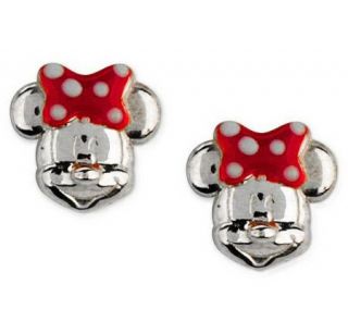 Disney Sterling Silver Mickey or Minnie Mouse Stud Earrings — 