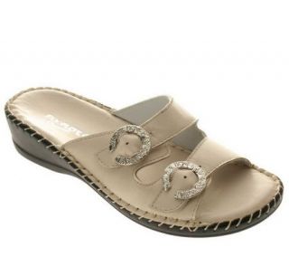 Fly Flot Phebe Leather Slide Sandals —