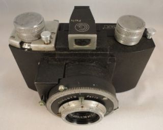  Berthiot 1 3 5 F 50 Ontobloc Coronto Paris Cornu Camera w Case