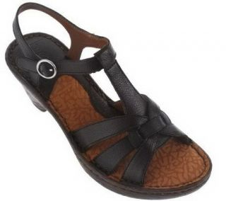 by Born Leather Quarter Strap Sandals —