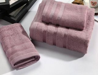pcs Combed Egyptian Cotton Bath Towel Set; Several colors to choose