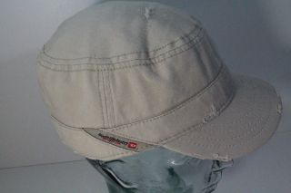 Diesel Cortese Service Hat Cap Tan Size L XL BNWT 100 Authentic Uni