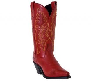 Dan Post Womens Laredo 11 Burnished Red Boots —