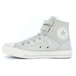 Unisex Converse All Star 2 Strap Hi Grey Trainers Shoes