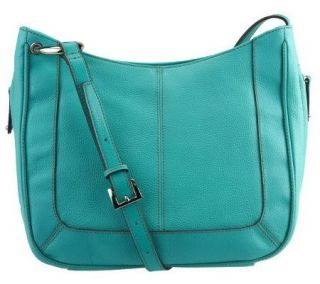 Tignanello Pebble Leather Adjustable Crossbody Bag —
