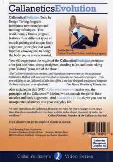 Callanetics Evolution Body by Design Toning Program DVD