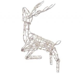 48 Outdoor 105 Light Multi Positional Deer Sculpture —