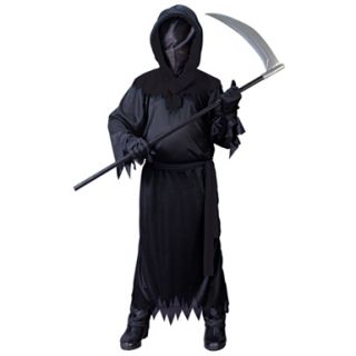 Kids Phantom Costume Black Scary Halloween Costume