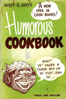  HUMOROUS COOKBOOK 1954 Black Mammy Cook Book Negro Southern Recipes