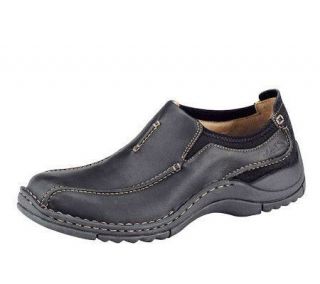Clarks Mens Lithium Leather Comfort Casual Slip Ons —