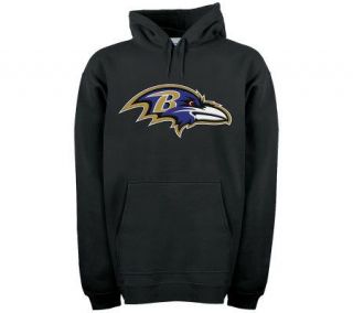 NFL Baltimore Ravens Logo Patch Hooded Fleece —