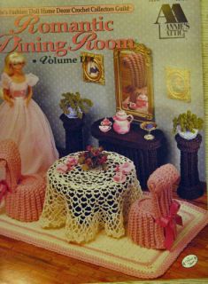  Booklet Barbie Teen Fashion Doll Dining Room Furniture Romantic