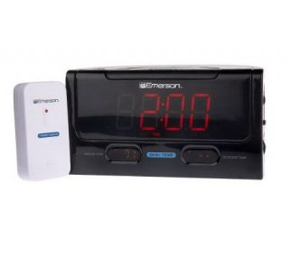 EmersonSmartSet Dual Alarm Clock Radio w/ Temperature Display