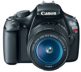 Canon EOS Rebel T3 SLR Camera with EF S 18 55mmIS II Lens —