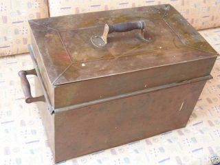 RARE XIXC Antique Medical Portable Copper Refrigerator