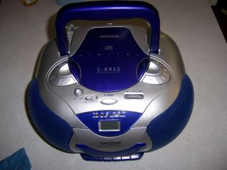 Koss PC 39 AM FM Radio CD Cassette Corder Boombox Works Great