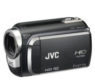 JVC Everio GZHD300 60GB High Definition Camcorder   Black —