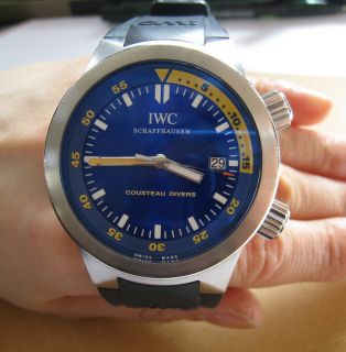iwc has worked with the cousteau society in diving exploration 100 %