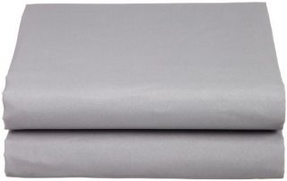 Cathay Luxury Silky Soft Polyester Single Fitted Sheet King Size Gray