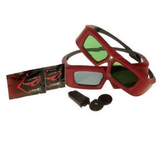 Set of 2 Xpand 3D Shutter Glasses with Extra Battery —