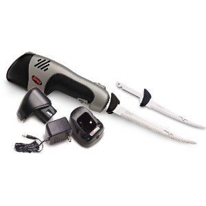 NEW DELUXE RAPALA ELECTRIC CORDLESS FILLET KNIFE RECHARGEABLE TWO