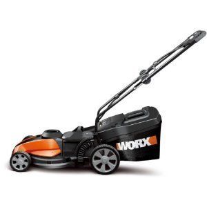 Worx WG787 17 inch 24 Volt Cordless Lawn Mower with Intellicut