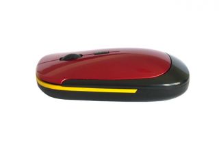 Red USB Wireless Cordless Optical Mouse 2 4G 1600CPI