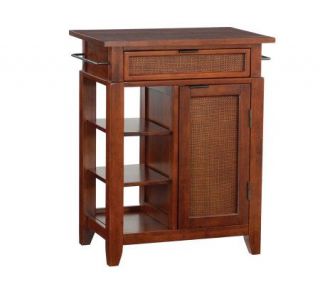 Home Styles Jamaican Bay Small Kitchen Cart —