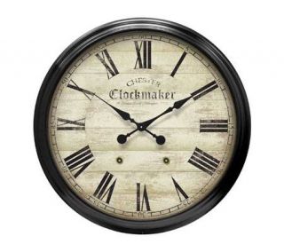 Oversized Metal Chester Clockmaker Wall Clockby Infinity —