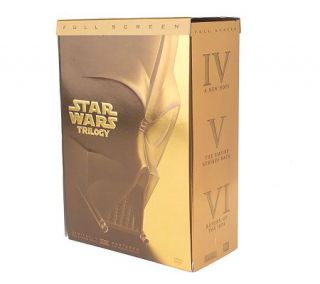 Star Wars Trilogy DVDs Gold Box Set —