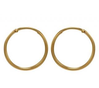EternaGold Non Pierced Hoop Earrings, 14K Gold —