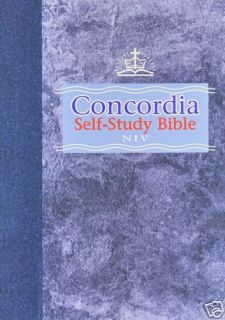 NIV Concordia Self Study Bible HC Thumb Indexed New